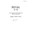 ROYAL X19 Service Manual